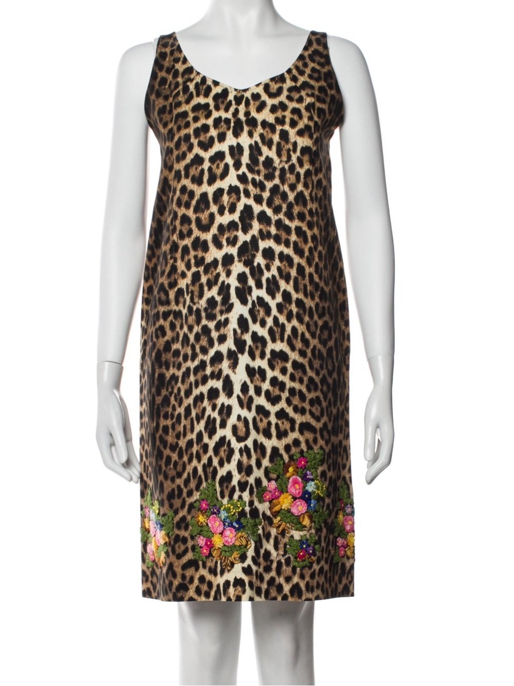 Vintage moschino leopard dress